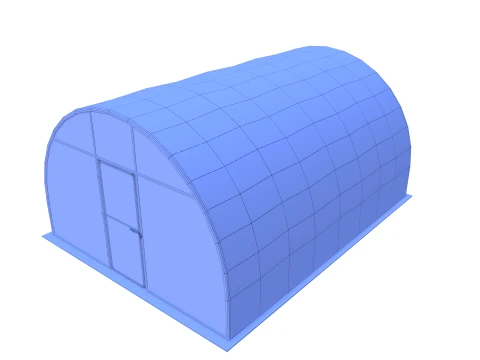 Garden greenhouse V1 3D Model