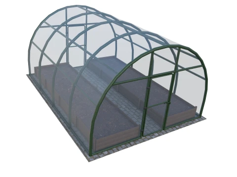 Garden greenhouse V2 3D Model