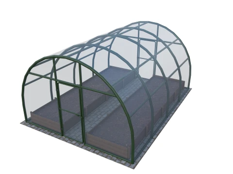 Garden greenhouse V2 3D Model