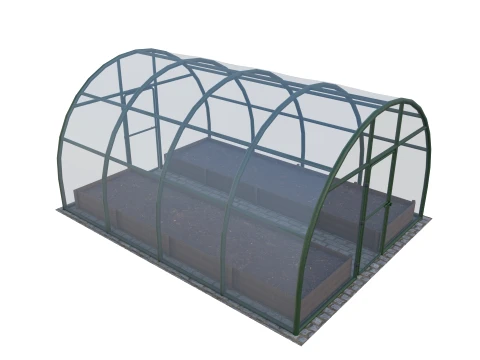 Garden greenhouse V2 3D Model