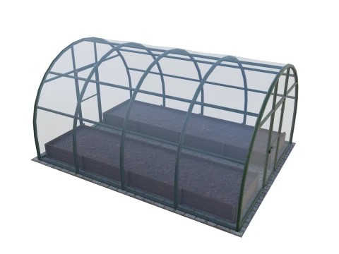 Garden greenhouse V2 3D Model