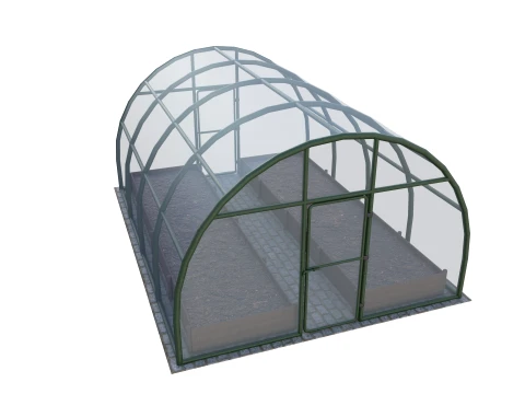 Garden greenhouse V2 3D Model