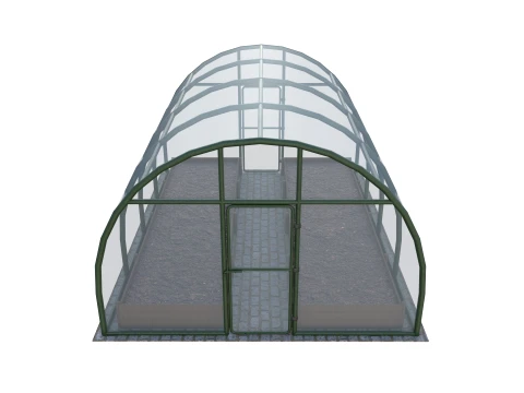 Garden greenhouse V2 3D Model