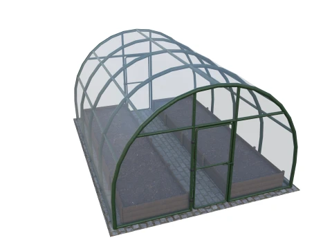 Garden greenhouse V2 3D Model