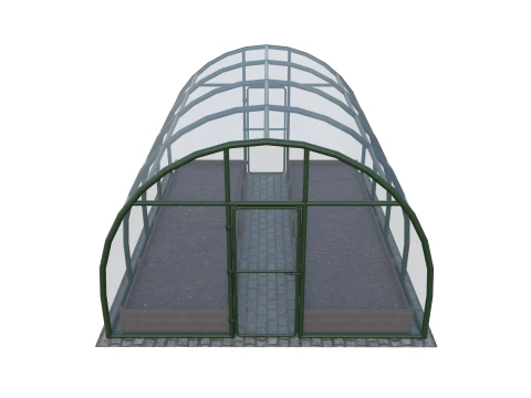 Garden greenhouse V2 3D Model