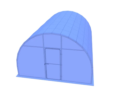 Garden greenhouse V2 3D Model
