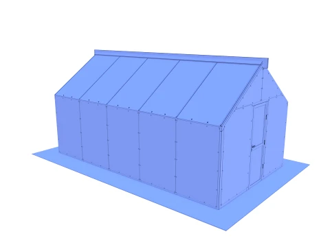 Garden greenhouse V3 3D Model