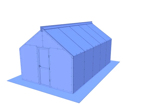 Garden greenhouse V3 3D Model