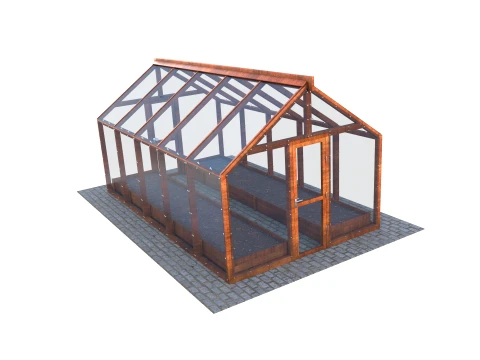 Garden greenhouse V4 3D Model