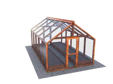 Garden greenhouse V4 3D Model