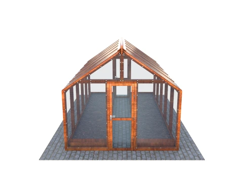 Garden greenhouse V4 3D Model