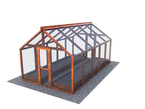 Garden greenhouse V4 3D Model