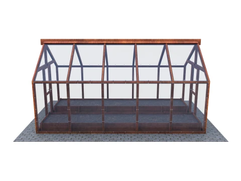 Garden greenhouse V4 3D Model