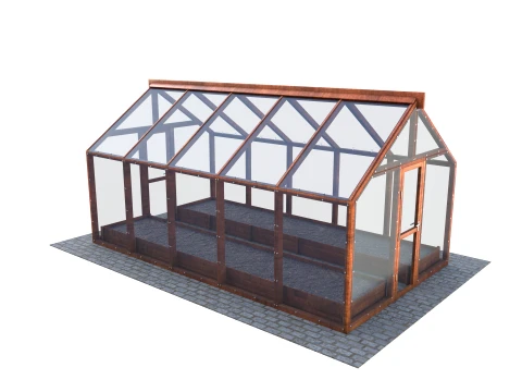 Garden greenhouse V4 3D Model