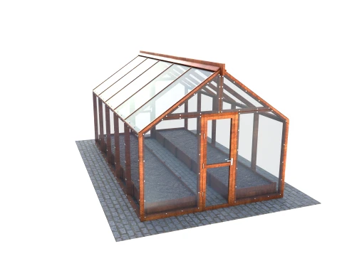 Garden greenhouse V4 3D Model