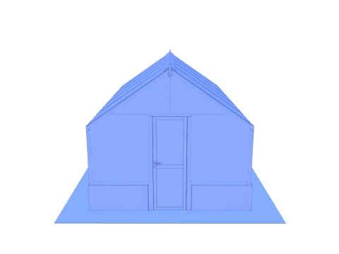 Garden greenhouse V5 3D Model