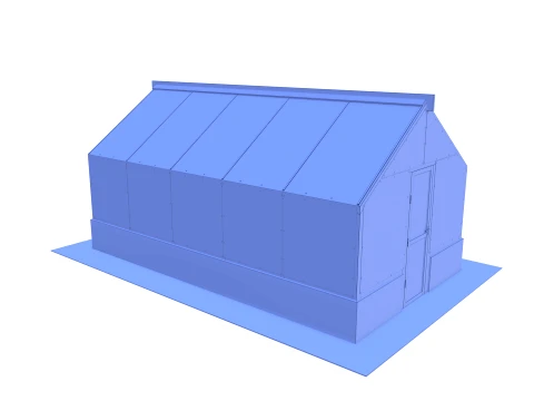 Garden greenhouse V5 3D Model