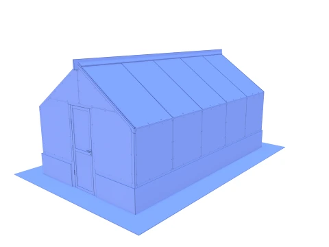 Garden greenhouse V5 3D Model