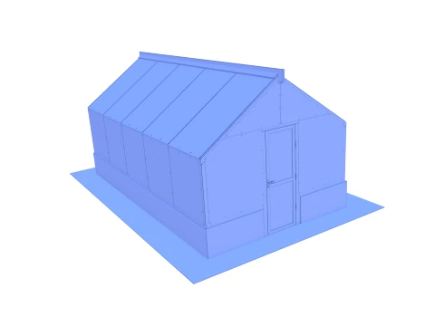 Garden greenhouse V5 3D Model