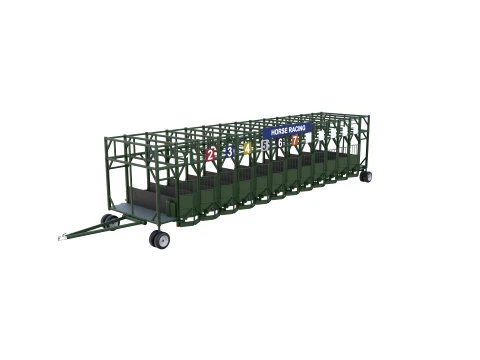 Horse Racing - Starting Gates V1 3D Model