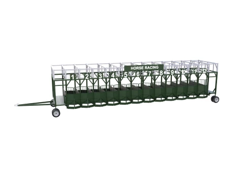 Horse Racing - Starting Gates V2 3D Model