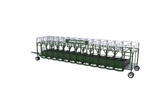 Horse Racing - Starting Gates V2 3D Model