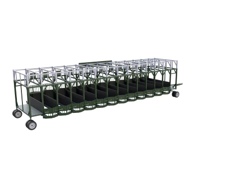 Horse Racing - Starting Gates V2 3D Model