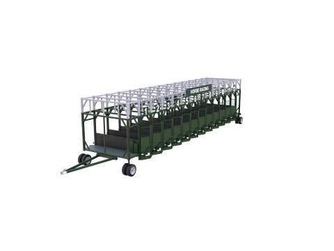 Horse Racing - Starting Gates V2 3D Model