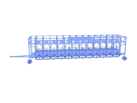 Horse Racing - Starting Gates V2 3D Model