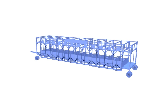 Horse Racing - Starting Gates V2 3D Model