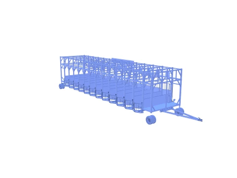 Horse Racing - Starting Gates V2 3D Model