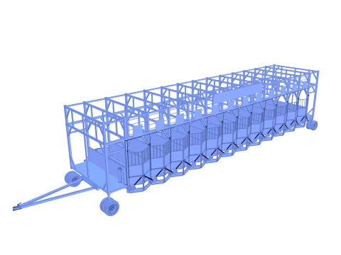 Horse Racing - Starting Gates V2 3D Model