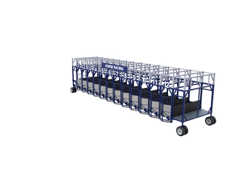 Horse Racing - Starting Gates V3 3D Model