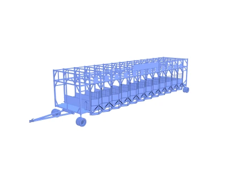 Horse Racing - Starting Gates V3 3D Model