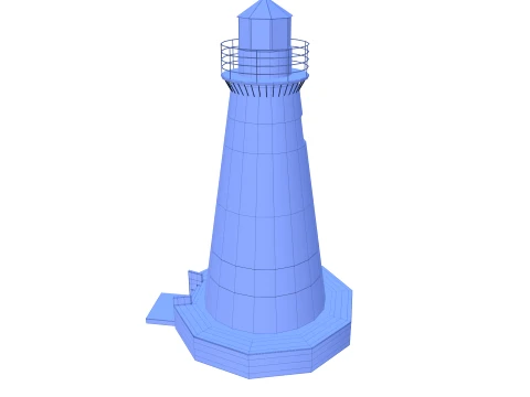Light house V1 3D Model