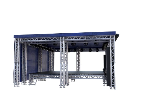 Square truss stage 3D Model