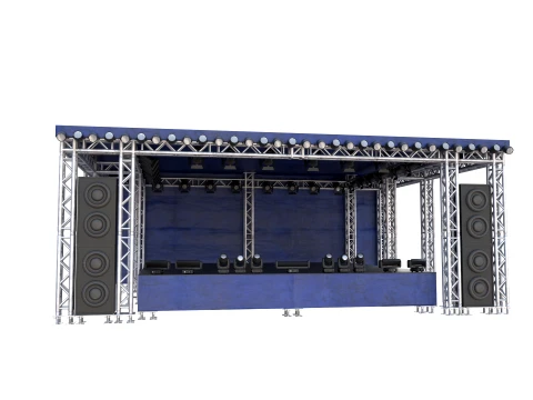 Square truss stage 3D Model