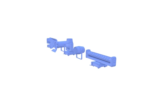 Stage lights 3D Model