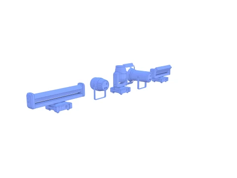 Stage lights 3D Model