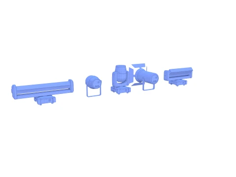 Stage lights 3D Model