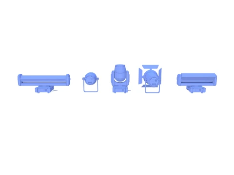 Stage lights 3D Model