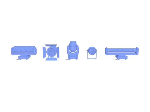 Stage lights 3D Model