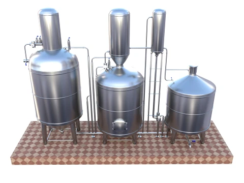Alcohol distillation tank V1 3D Model