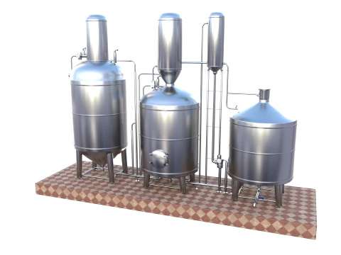 Alcohol distillation tank V1 3D Model