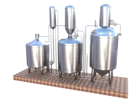 Alcohol distillation tank V1 3D Model