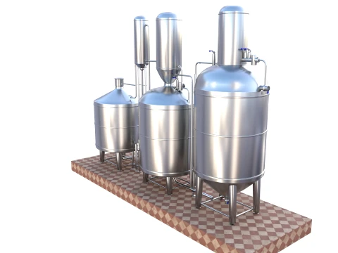 Alcohol distillation tank V1 3D Model
