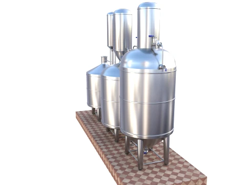 Alcohol distillation tank V1 3D Model