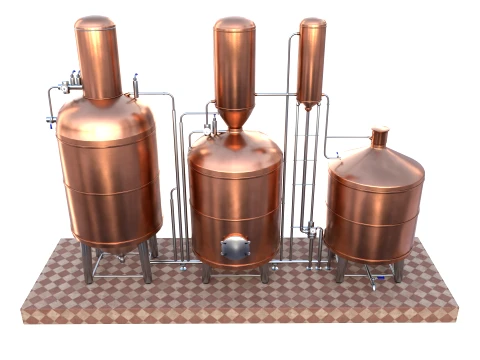 Alcohol distillation tank V2 3D Model