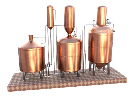 Alcohol distillation tank V2 3D Model