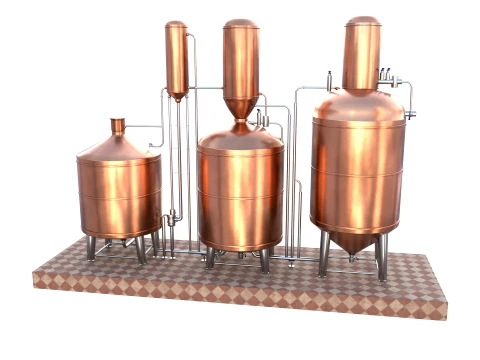 Alcohol distillation tank V2 3D Model